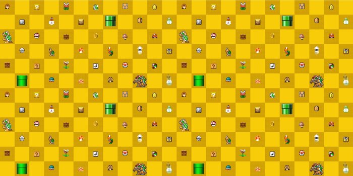 3008x1500 Super Mario Bros themed desktop wallpaper for your PC, tablet or