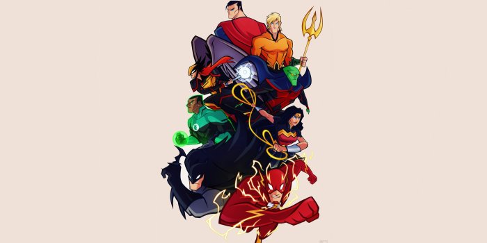 3840x2160 Justice League Cartoon Comic Artwork 4k, HD Superheroes, 4k