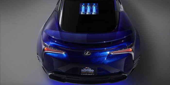 2048x1152 2018 Lexus LC Black Panther Special Edition 3 Wallpaper | HD Car