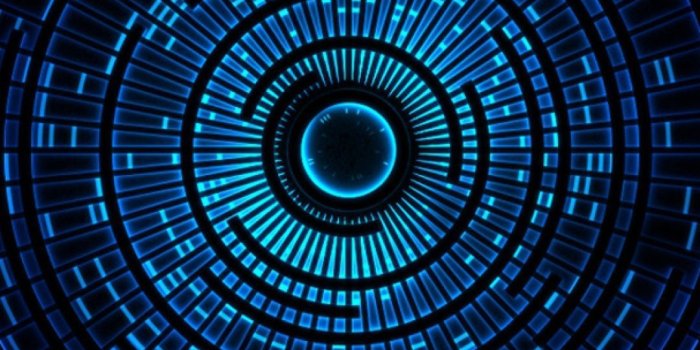 1080x1920 HD Background Blue Circle Pattern Abstract Design Texture Wallpaper