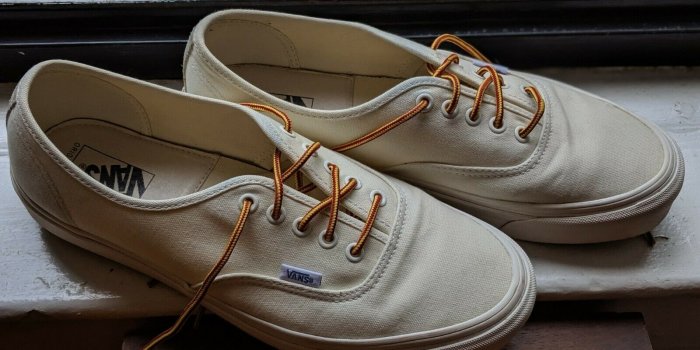 1600x1200 Vans Vault OG Authentic LX Men's Shoe Off-White Size 11 Rare