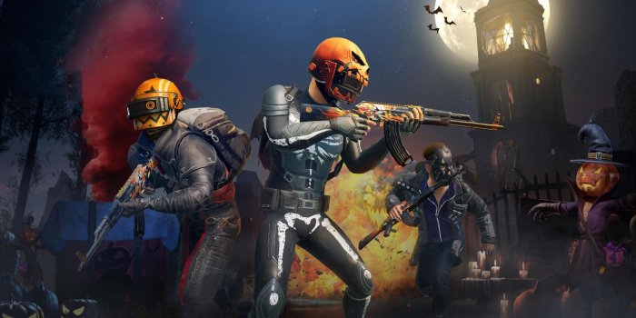 2560x1440 Download 2560x1440 wallpaper pubg, video game, halloween update