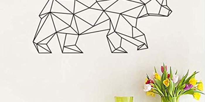 1500x1500 Amazon.com: Geometric Bear Kids Rooms Animals Removable Wallpaper