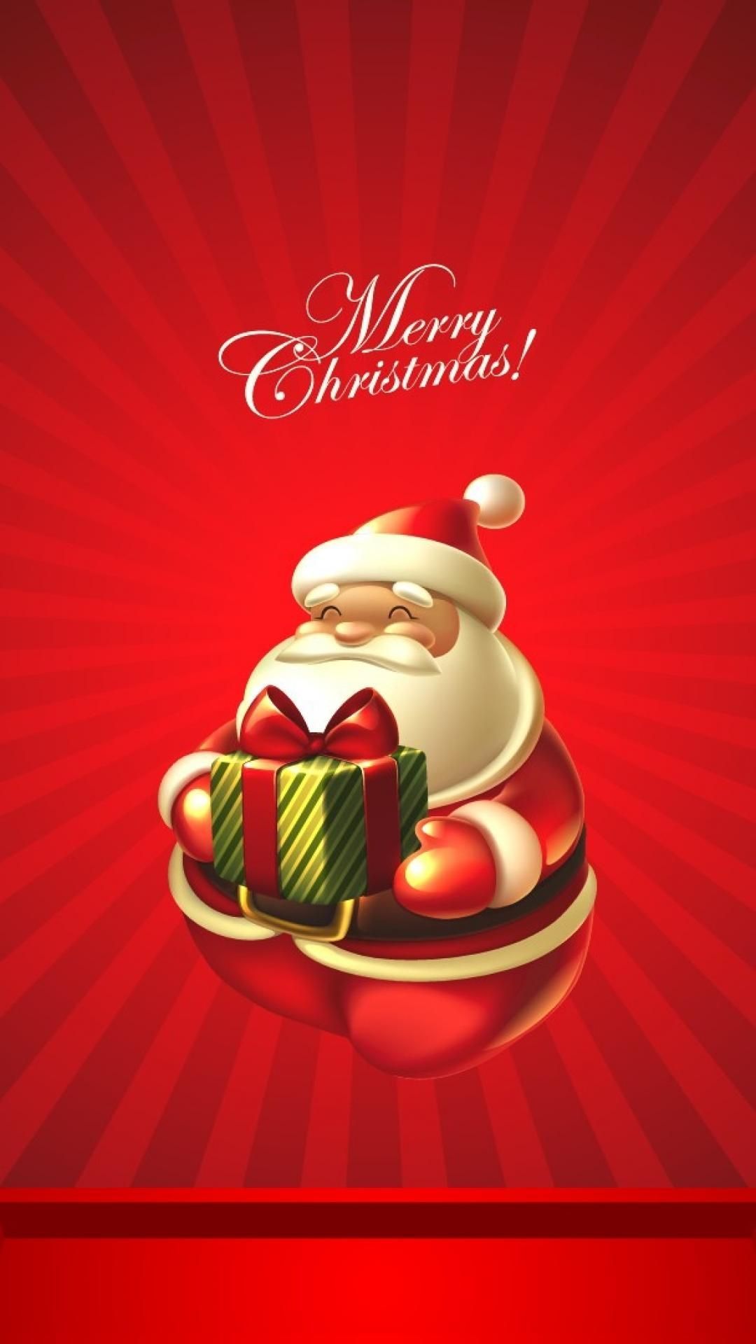 1080x1920 Cute Christmas Santa Claus Iphone 6 Wallpaper Download (#411459