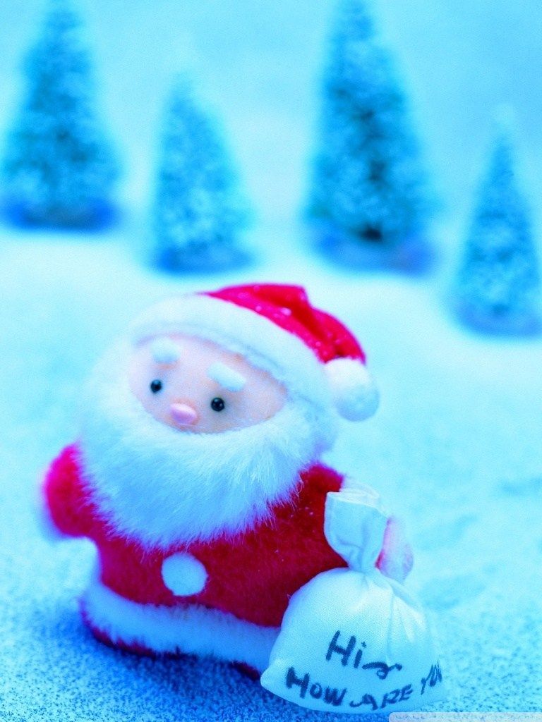 768x1024 Cute Santa Claus 4k Hd Desktop Wallpaper For Ultra Tv Mobile