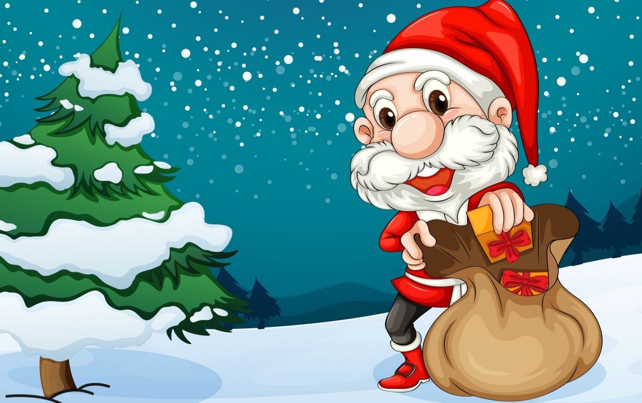 1280x804 Happy Santa wallpapers | Happy Santa stock photos
