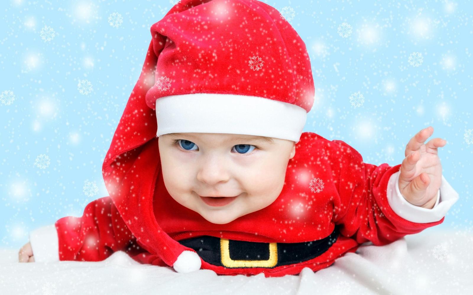 2560x1600 Cute Little Boy Santa HD desktop wallpaper : Widescreen : High