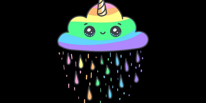 1440x2560 Download wallpaper 1440x2560 cloud, unicorn, rainbow, cute, colorful