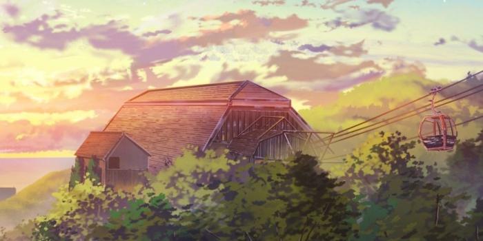 1080x2160 Download 1080x2160 Anime Landscape, Pretty, Clouds, Sunset, Scenic