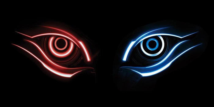 1920x1080 Gigabyte Logo 1920 X 1080 / Blue Eye / Red Eye - Gigabyte Wallpaper