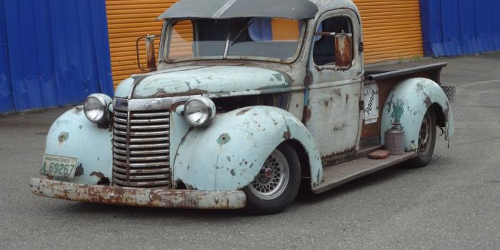 4608x3456 teal and gray classic single cab pickup truck free image | Peakpx