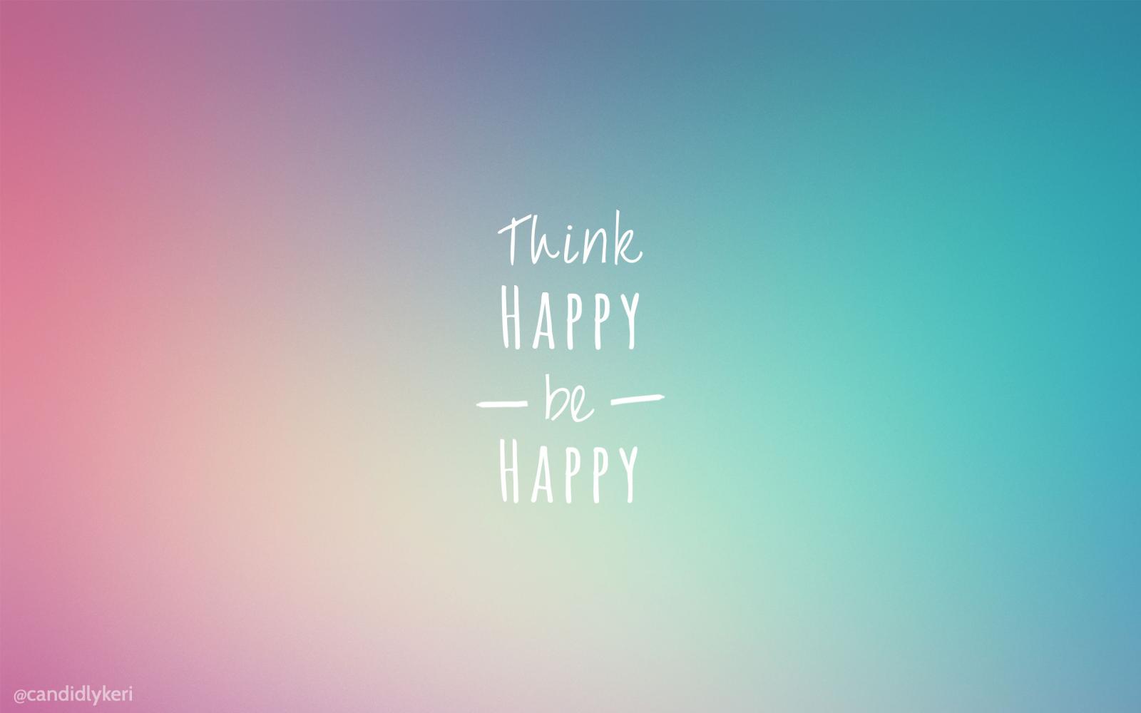 2880x1800 Think Happy be Happy | Desktop Wallpapers en 2019 | Pantalla, Fondos