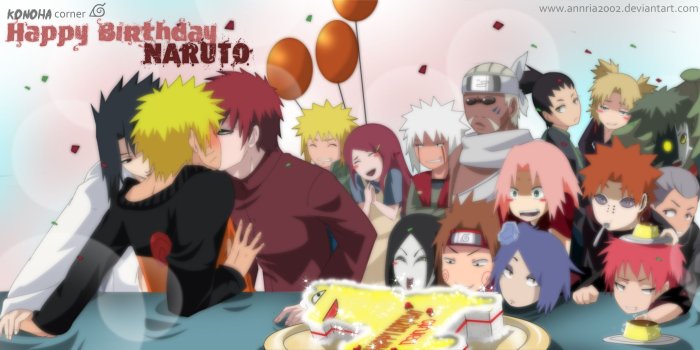 2500x1240 happy birthday naruto! | Naruto | Naruto, Naruto images, Naruto pictures