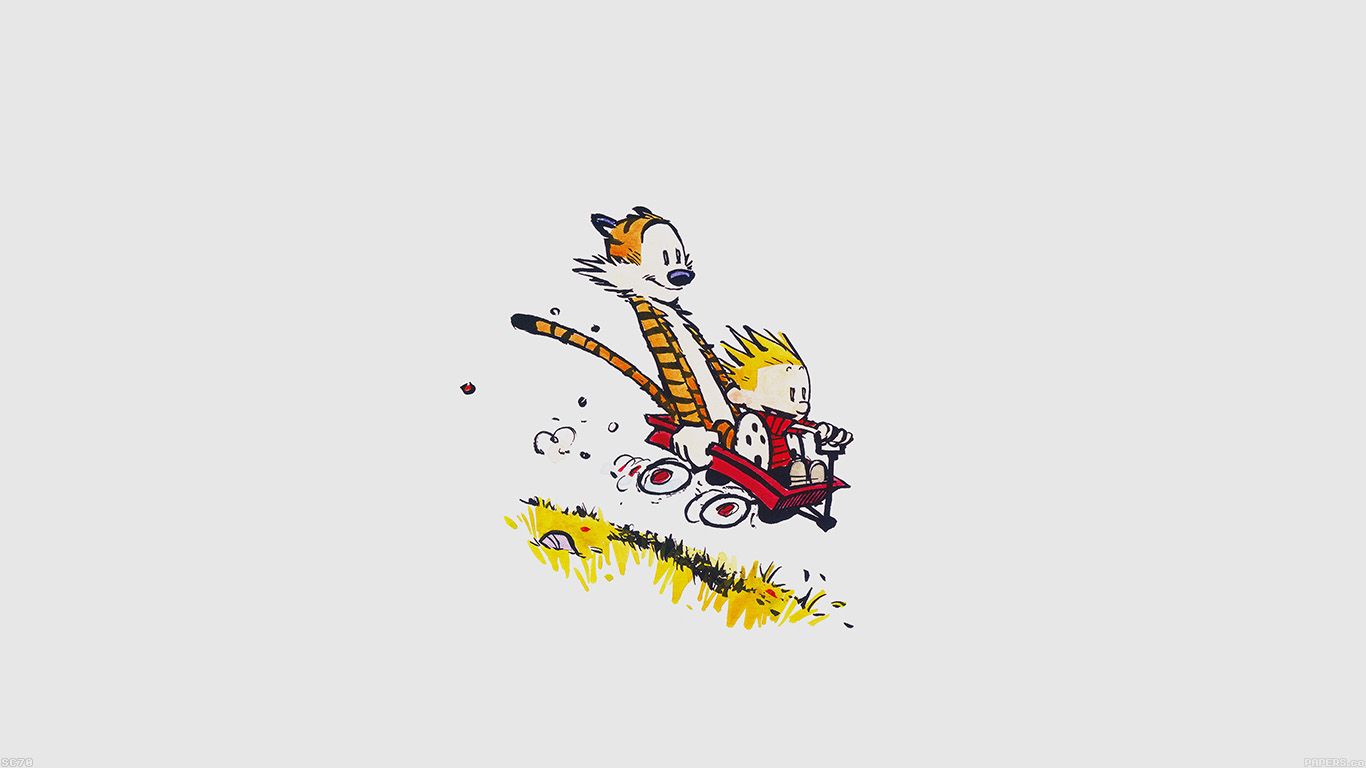 1366x768 PAPERS.co | desktop wallpaper | af62-calvin-hobbes-happy-times-cartoon