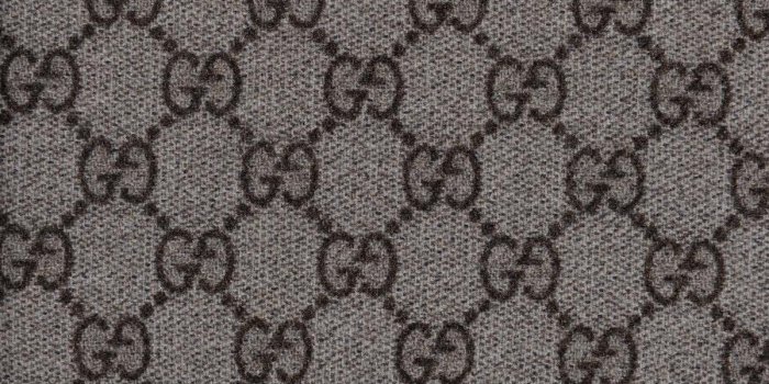 1200x1200 GUCCI Navy GG Wool Shield Scarf - Kids Gucci Scarves & Gloves