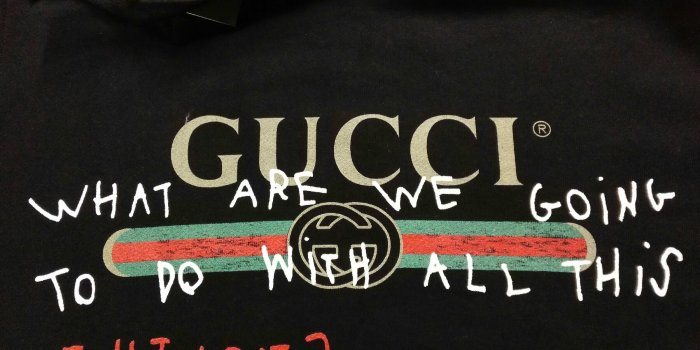 2400x1800 QC] Rick Owens Gucci x Coco Capitan Future Black Hoodie. Would be