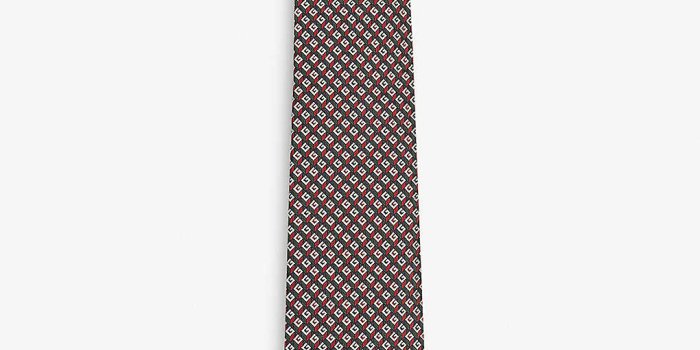 1020x1328 GUCCI - 3-D G silk tie | Selfridges.com