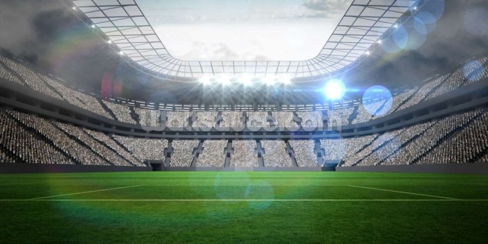 1600x1067 Large football stadium with lights