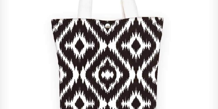 1000x1000 Amazon.com: Reusable Cotton Canvas Zipper bag ethnic boho print