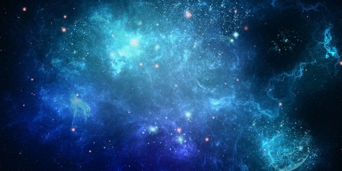 3840x2400 HD Background Beautiful Space Star Cluster Galaxy Blue Violet Gas