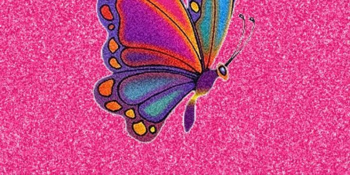 744x1392 25+ Rainbow Glitter Butterfly Wallpapers - Download at WallpaperBro