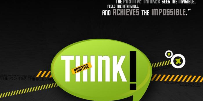 1280x800 Motivational wallpaper on Think Positive : Think Positive and