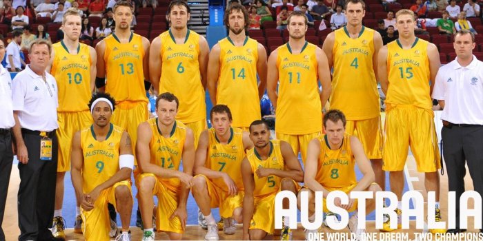 1280x1024 Australia Basketball Olympic Team 2008 Wallpaper | Basketball