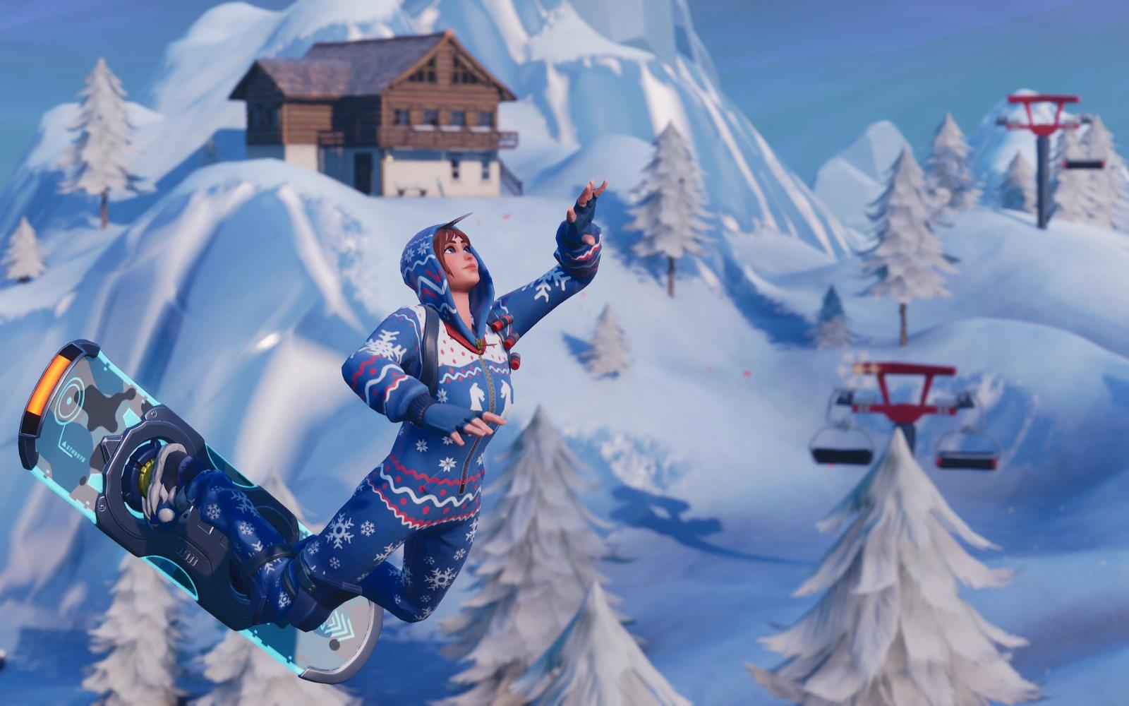 2560x1600 Fortnite Battle Royale Driftboard Winter Onesie 4K Wallpaper #82