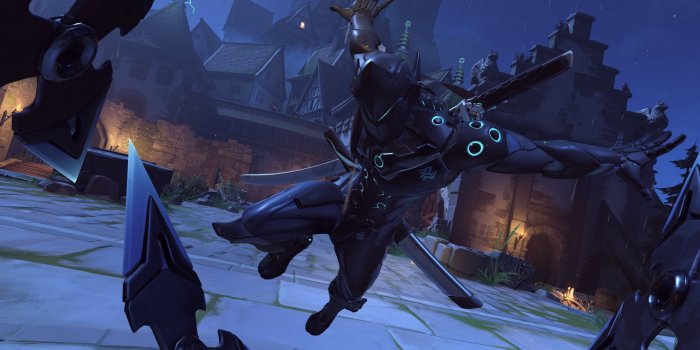 2560x1600 Ninja 3D illustration, Overwatch, video games, Genji (Overwatch) HD