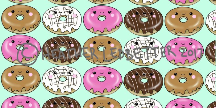 2048x1536 Kawaii Donuts Wallpaper, Donuts, Kawaii, Cute, Background, Wallpaper