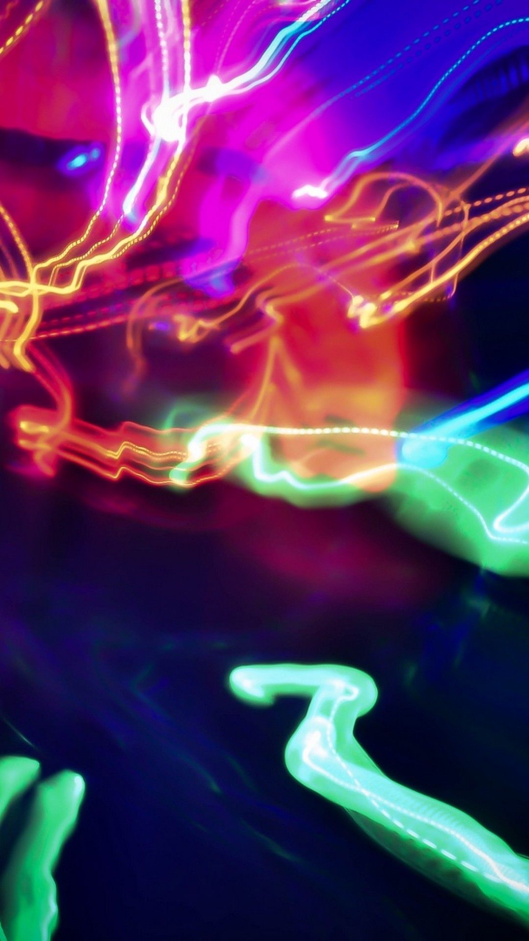 1080x1920 Colorful led lines HD Wallpaper iPhone 6 / 6S Plus - HD Wallpaper