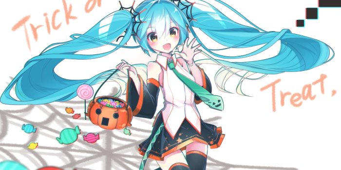 1920x1080 It's a bit late for Halloween but I hope you like this - Hatsune