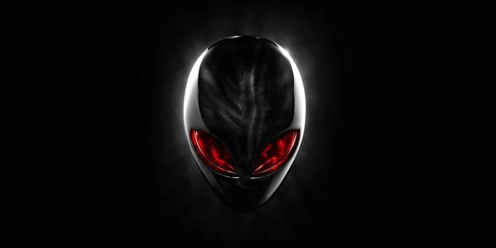 1332x850 Wallpaper red, head, red, Alien, Alienware, Head, Dell images for