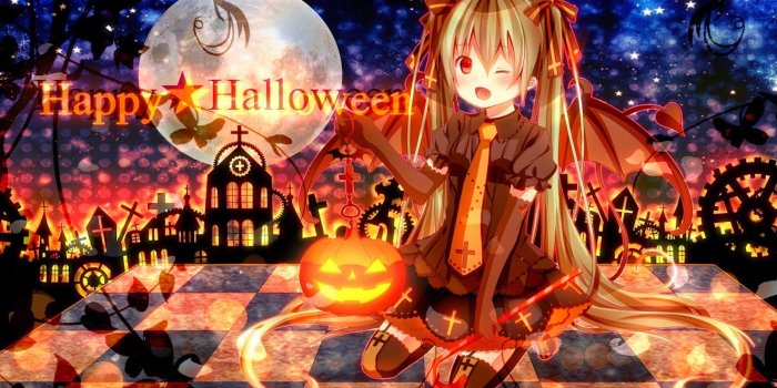 1600x1000 21416 hatsune miku halloween wallpaper