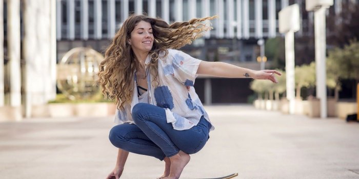 1332x850 Wallpaper girl, skate, Daisy Tonge images for desktop, section