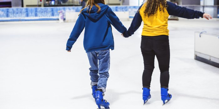 4000x2837 Two Girls Ice Skating - Free Stock Photo, Image, Wallpaper, HD Picture