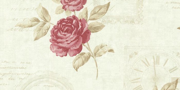 1000x1000 8 in. x 10 in. Venetia Mint Vintage Rose Toss Wallpaper Sample