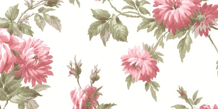 1500x1500 Beacon House 2668-21542 Charlotte Vintage Rose Toss Wallpaper, Pink