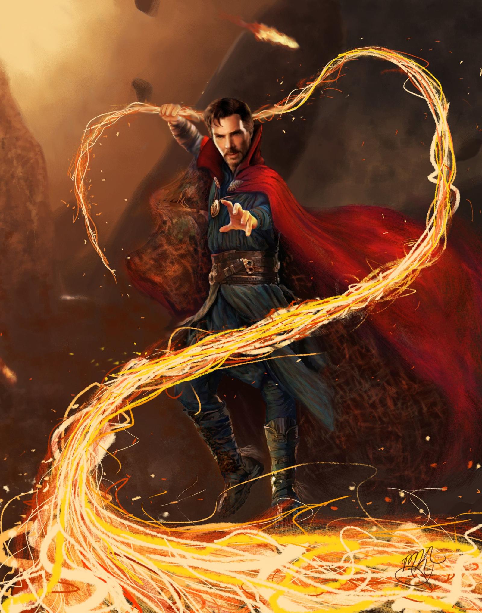 1920x2444 Doctor Strange Cool Avengers Background by Madison Thames #4496