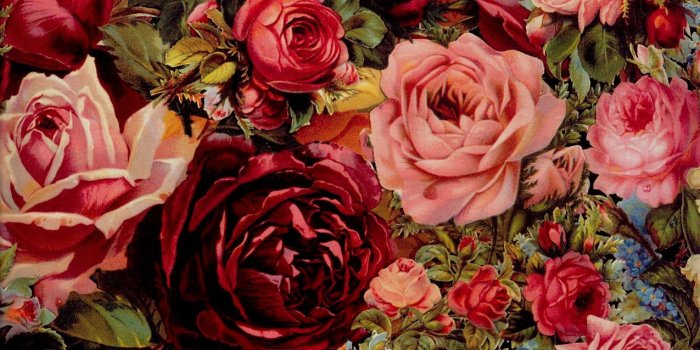 1275x1676 Vintage rose pattern, so lovely! Simple Valentine Decor #vintagelove