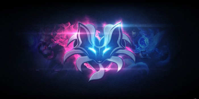 2560x1440 League Of Legends Ahri Wallpaper - Wolf Youtube Channel Art
