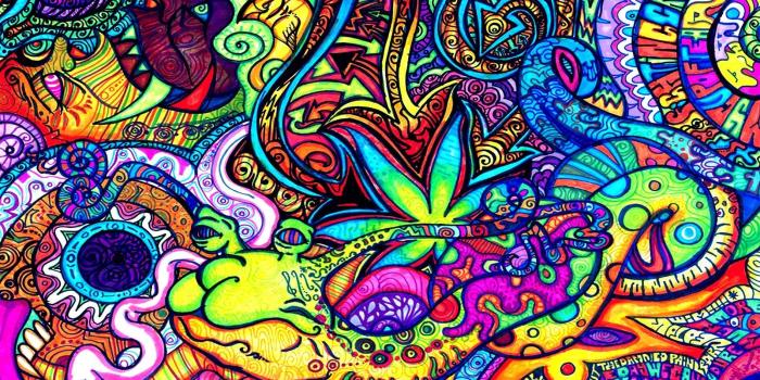 1897x1200 55+ Trippy Weed Wallpapers - Download at WallpaperBro