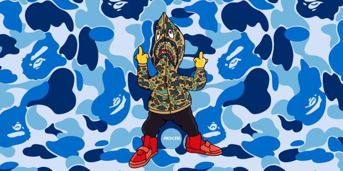 1366x768 19+] Bape Bart Wallpapers on WallpaperSafari