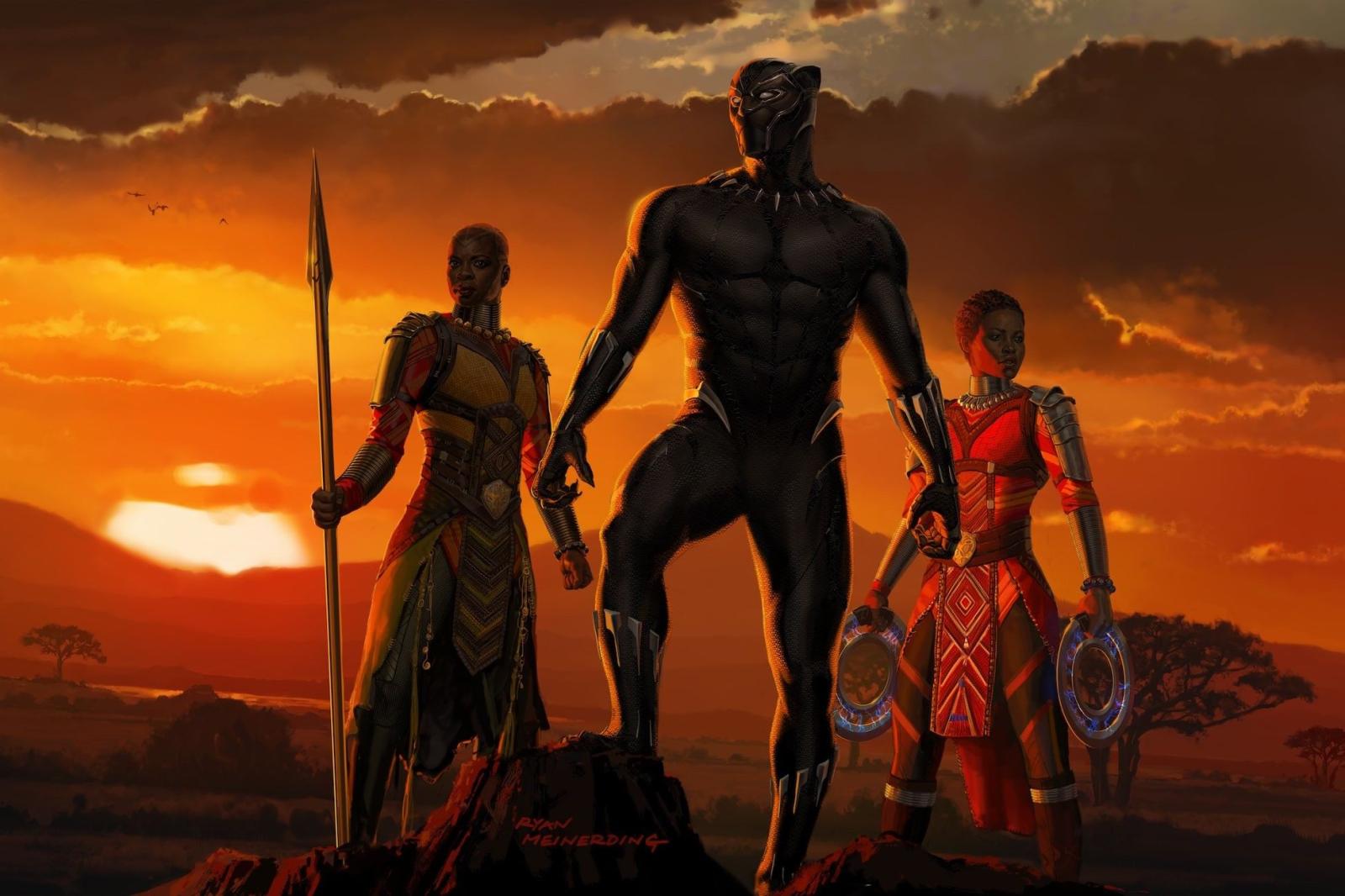 1950x1300 Top 10 HD 1080P Black Panther Wallpapers
