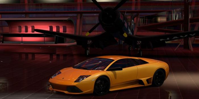 1244x700 Video games cars Gran Turismo 5 Playstation 3 Lamborghini Murcielago