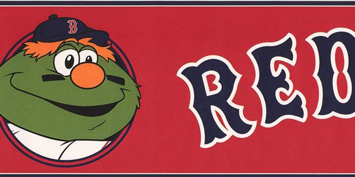 1500x691 Boston Red Sox MLB Baseball Team Fan Sports Wallpaper Border Modern Design,  Roll 15' x 6''