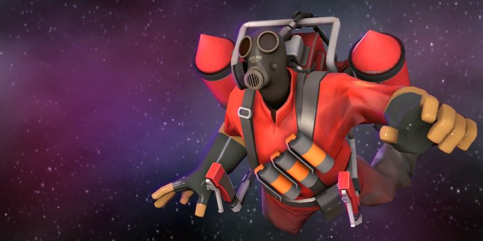 1920x1080 Made a space pyro wallpaper, I think it turned out quite nicely : tf2