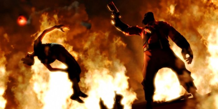 1680x1050 Team Fortress 2 Pyro Wallpapers