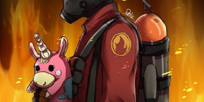 792x1008 TF2-Pyro by DeluCat | Team Fortress 2 | Tf2 pyro, Team