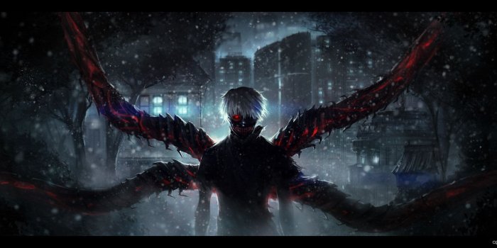 1806x800 New Horror Anime Tokyo Ghoul Wallpaper | Wallpapers Gallery
